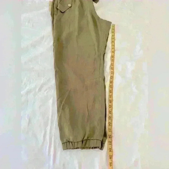 Michael Kors Women’s Safari Green Dress Pants Size Extra Large - Picture 4 of 9